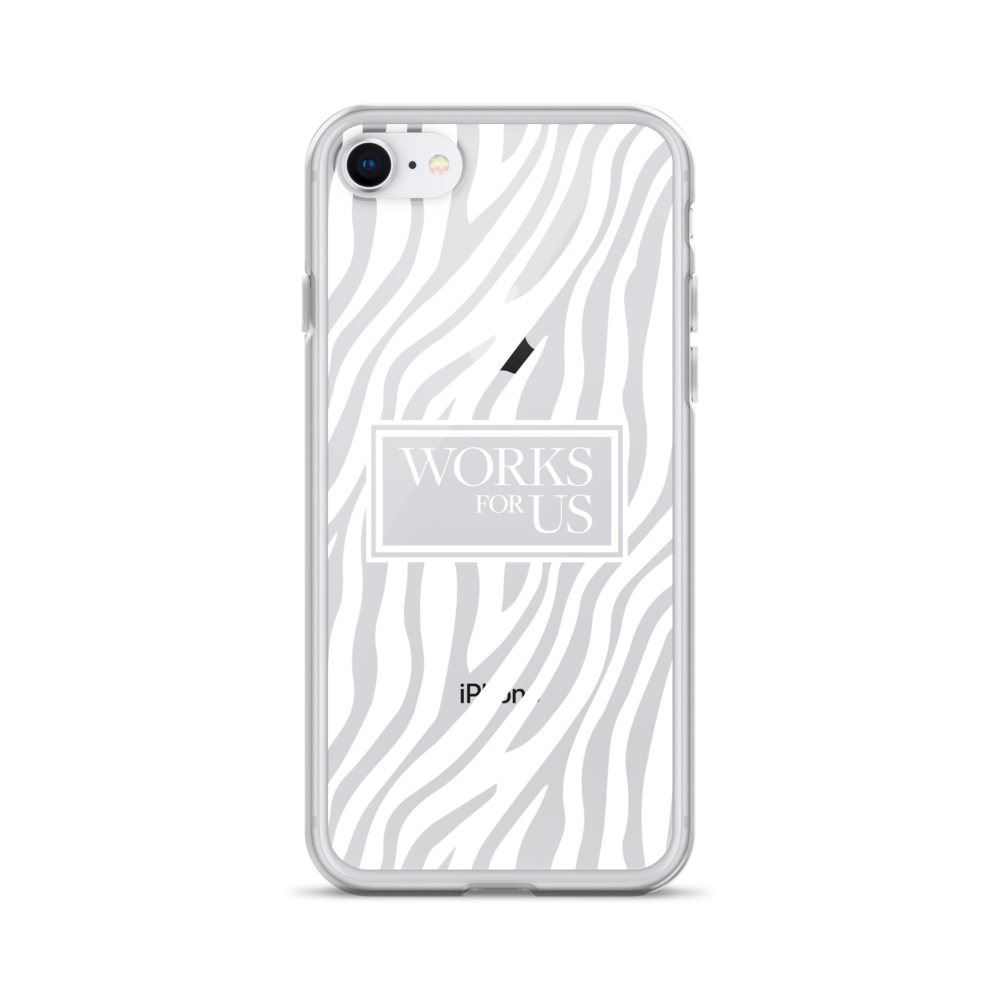 White Zebra iPhone Case