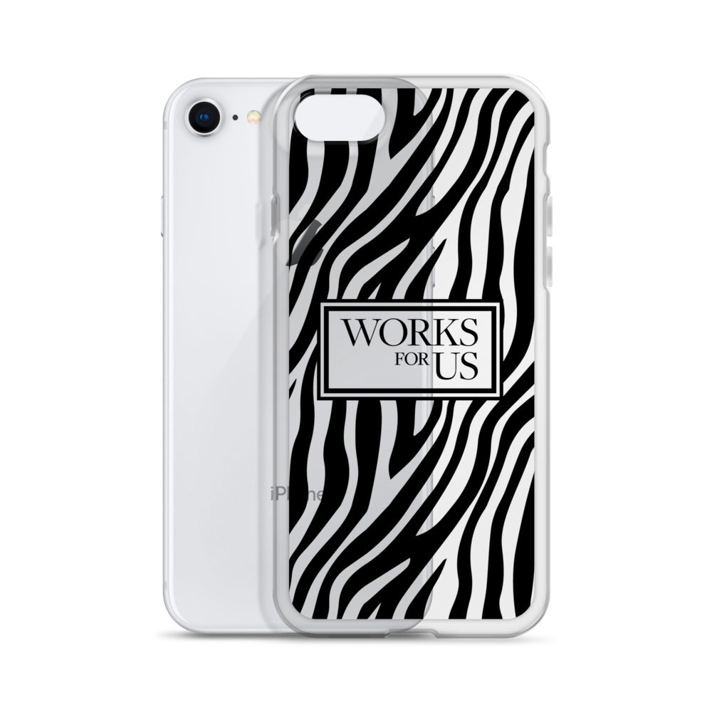Black Zebra iPhone Case