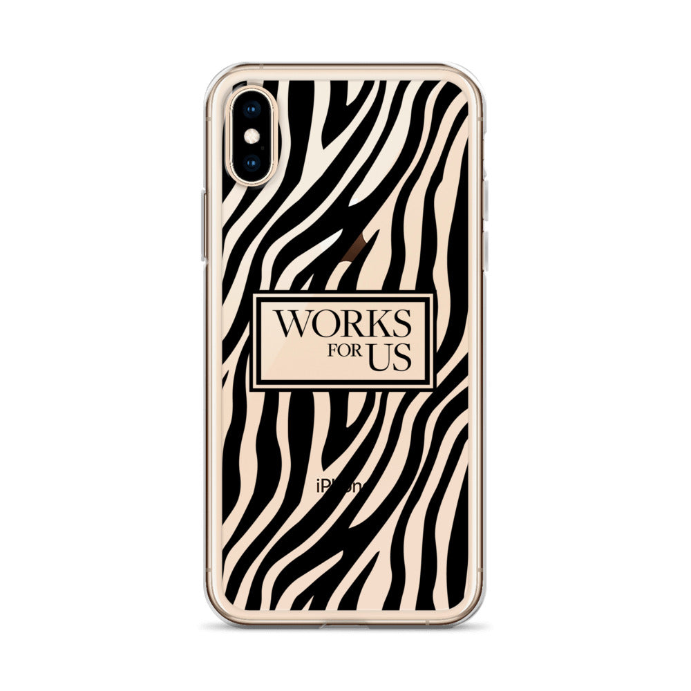 Black Zebra iPhone Case