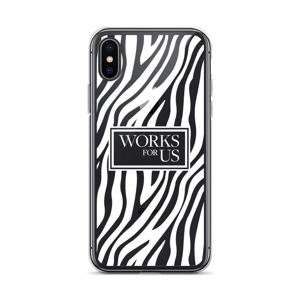 White Zebra iPhone Case
