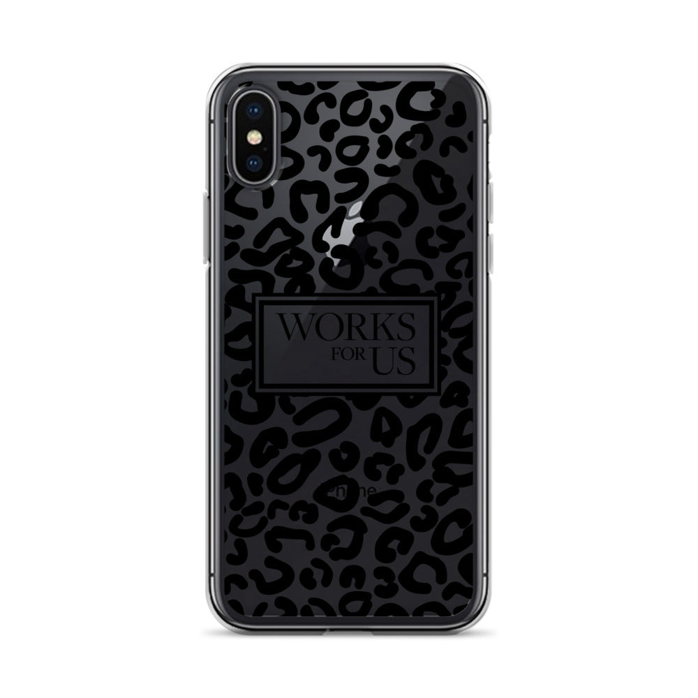 Black Leopard iPhone Case