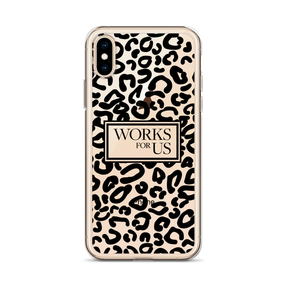 Black Leopard iPhone Case