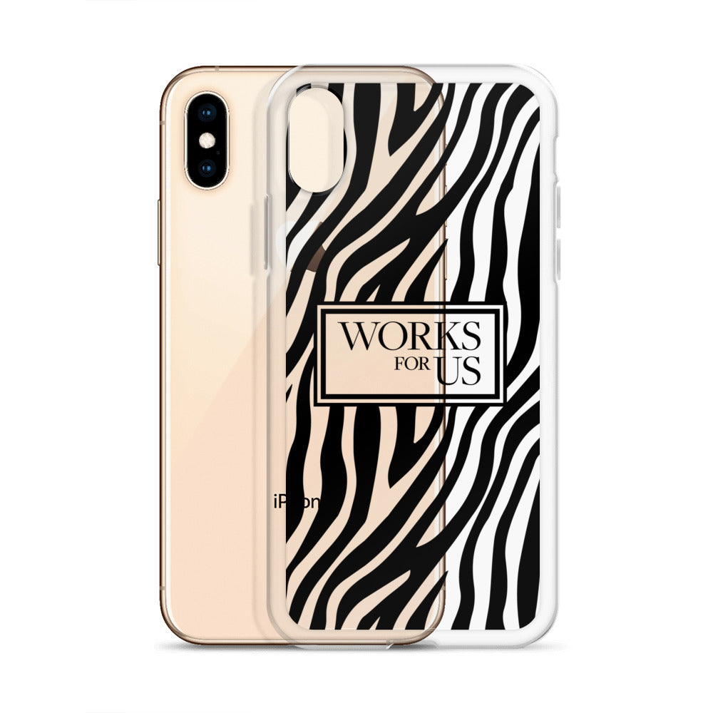 Black Zebra iPhone Case
