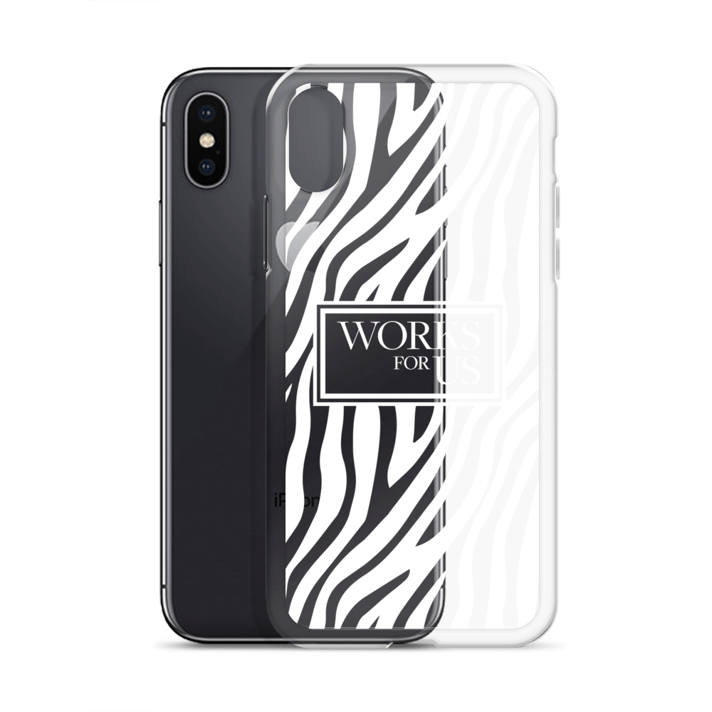 White Zebra iPhone Case