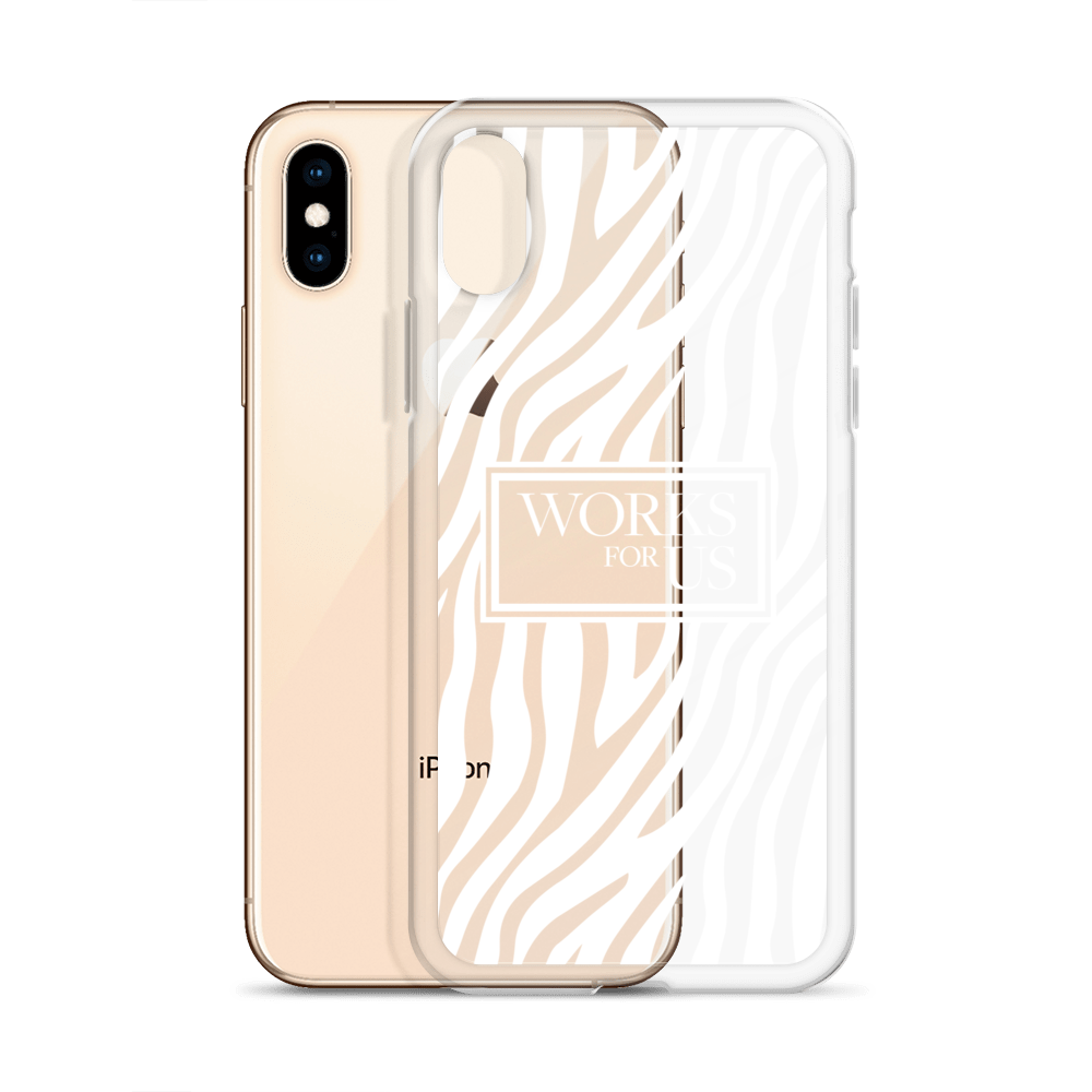 White Zebra iPhone Case