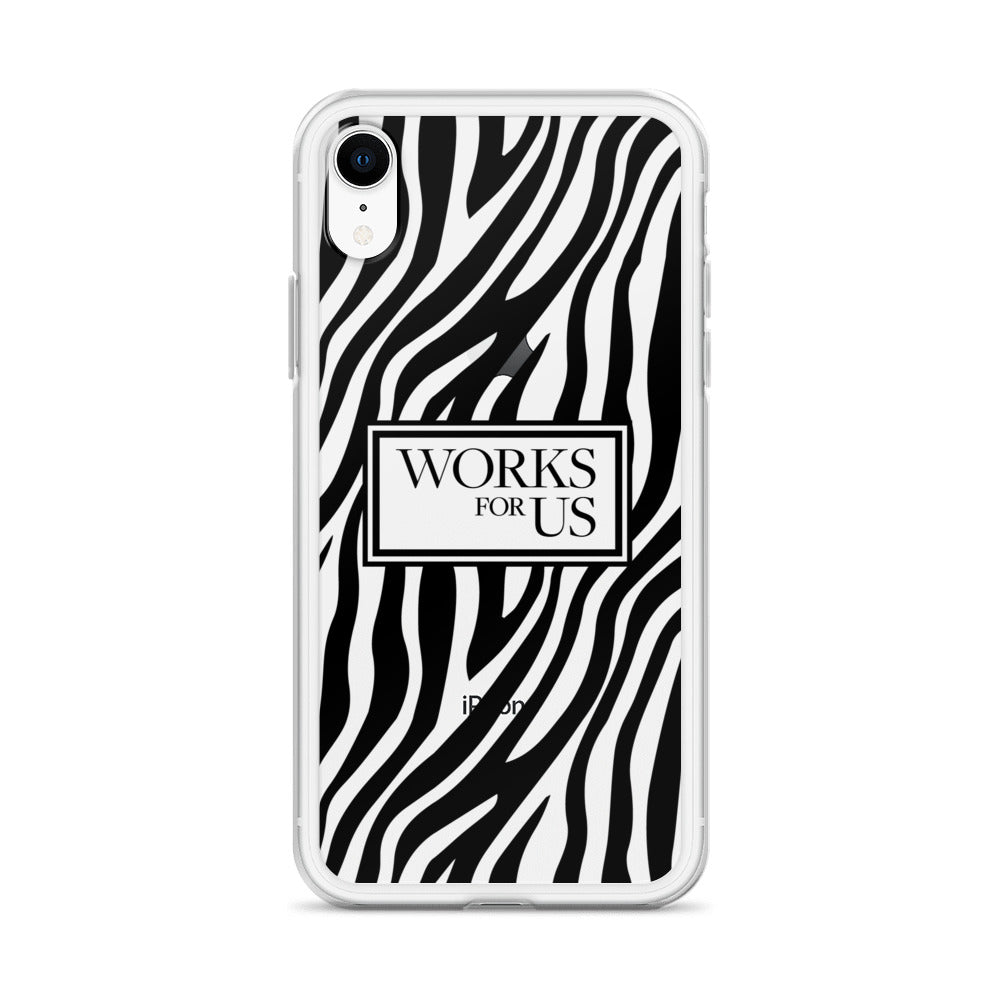 Black Zebra iPhone Case