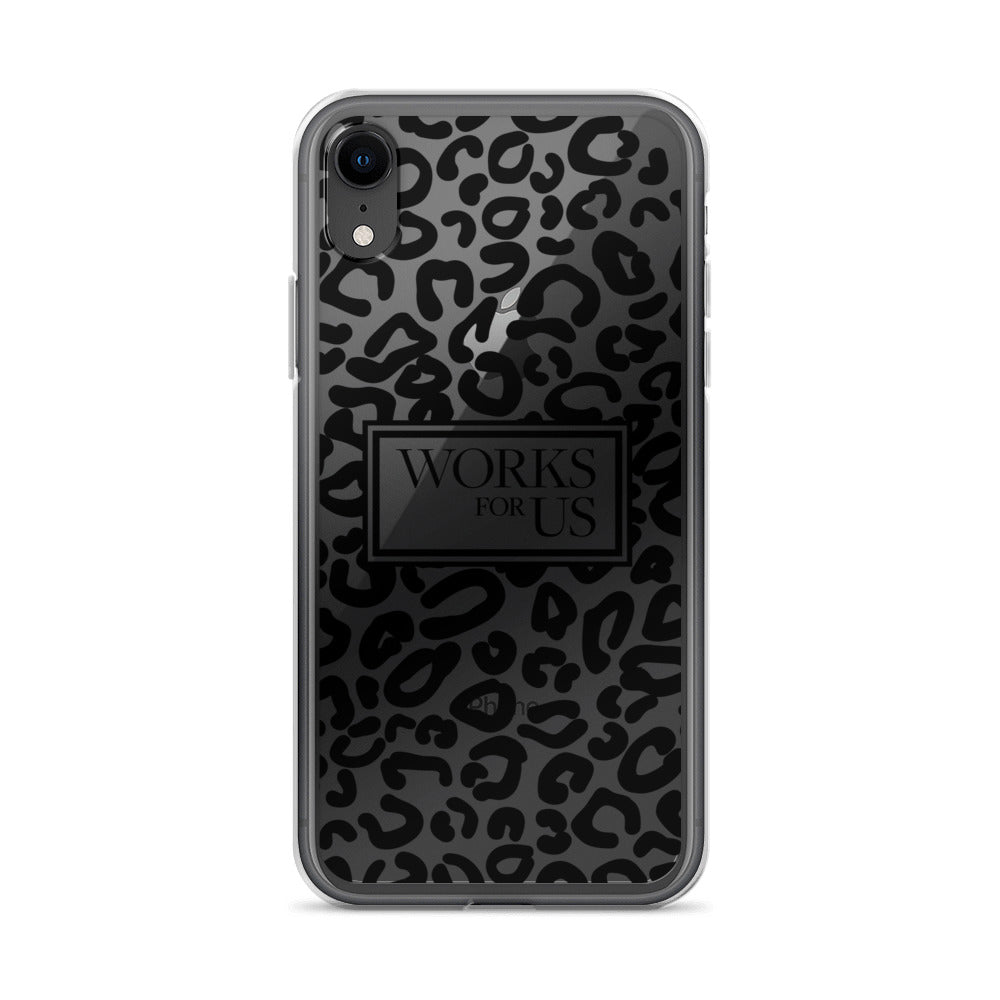 Black Leopard iPhone Case