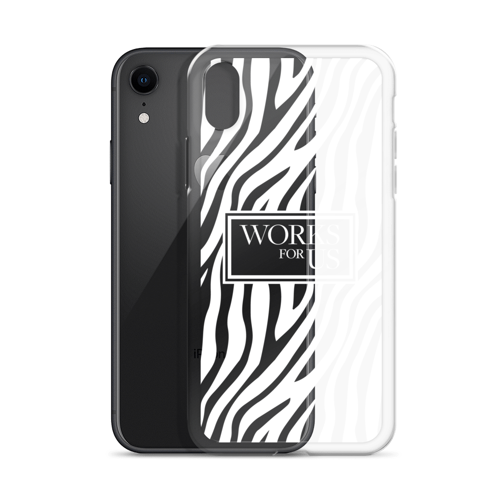 White Zebra iPhone Case