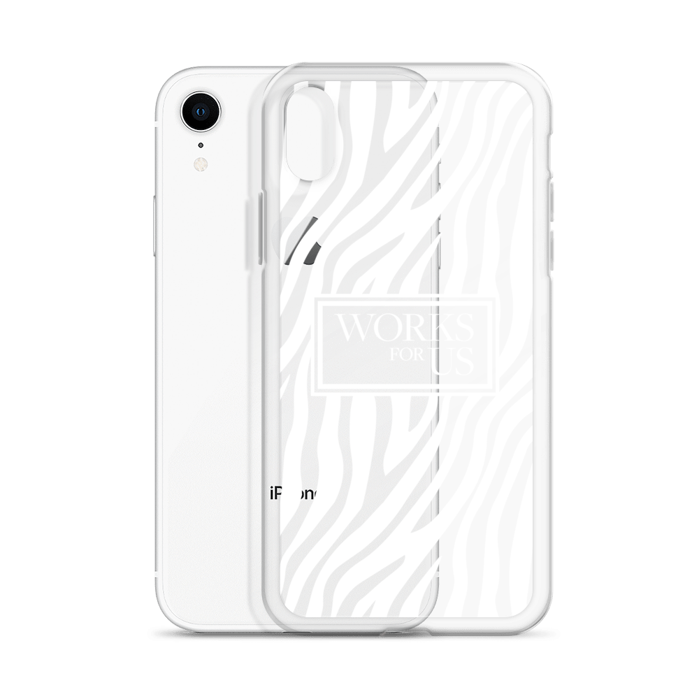 White Zebra iPhone Case