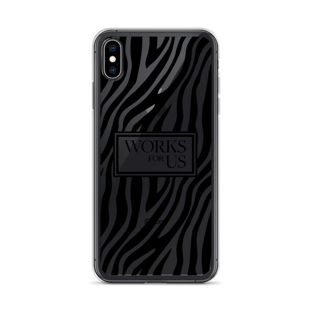 Black Zebra iPhone Case