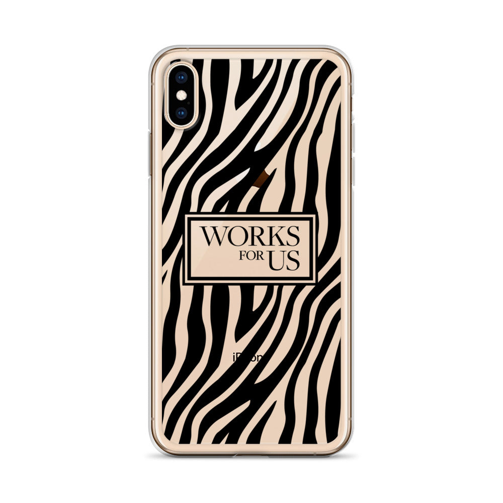 Black Zebra iPhone Case