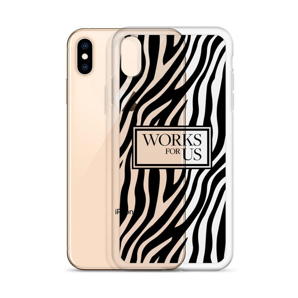 Black Zebra iPhone Case