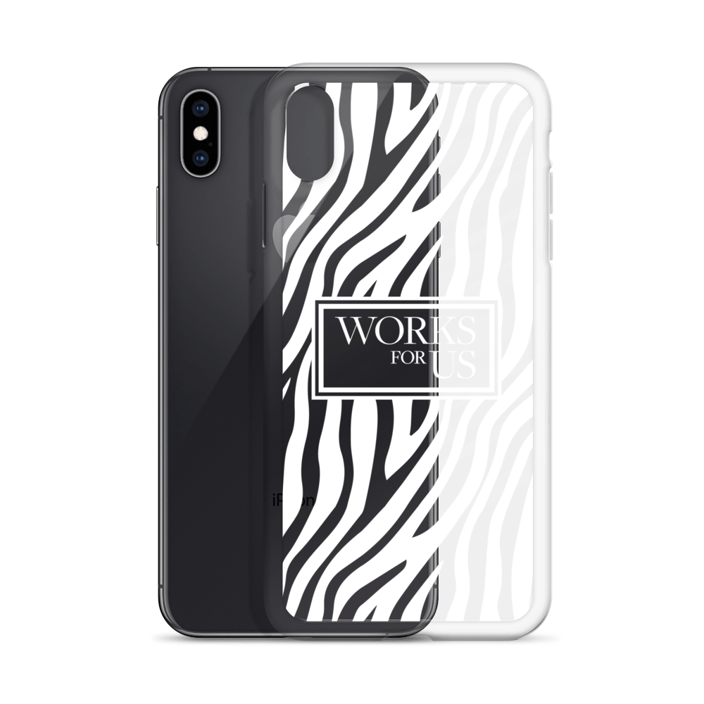 White Zebra iPhone Case