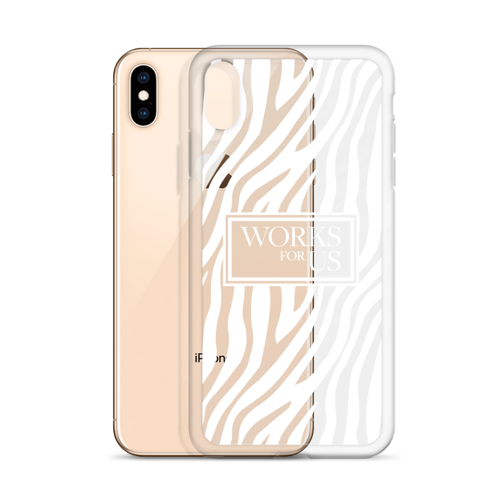 White Zebra iPhone Case