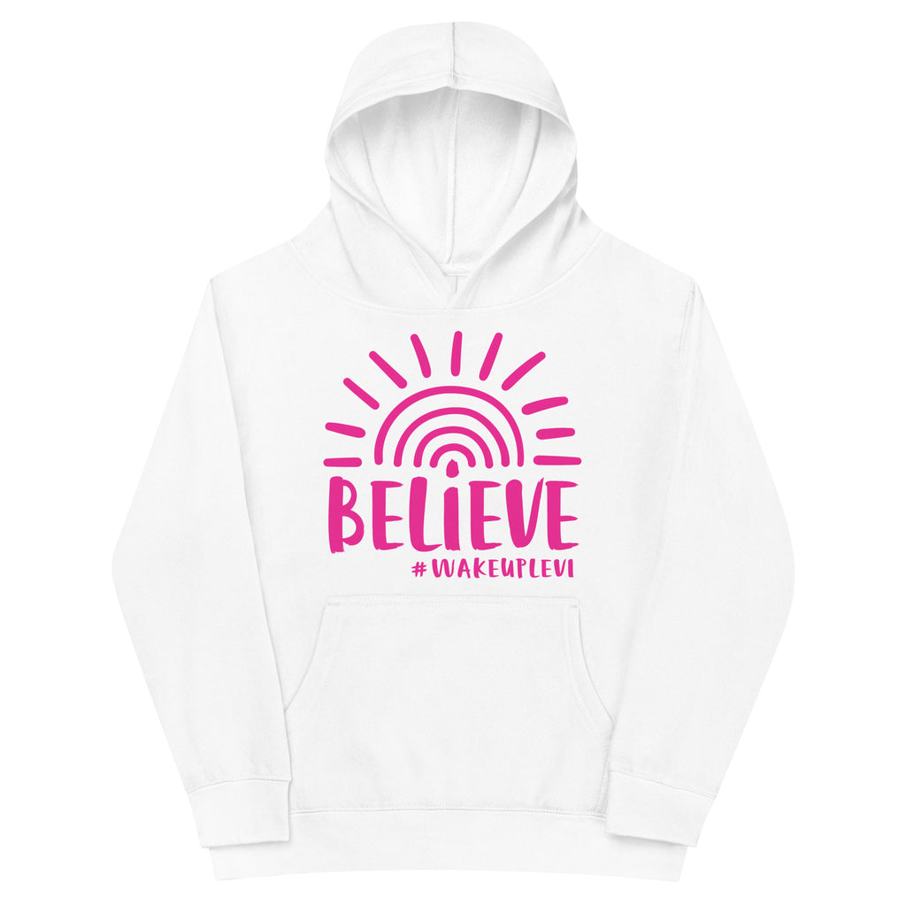 Levi Pink Believe Youth Hoodie