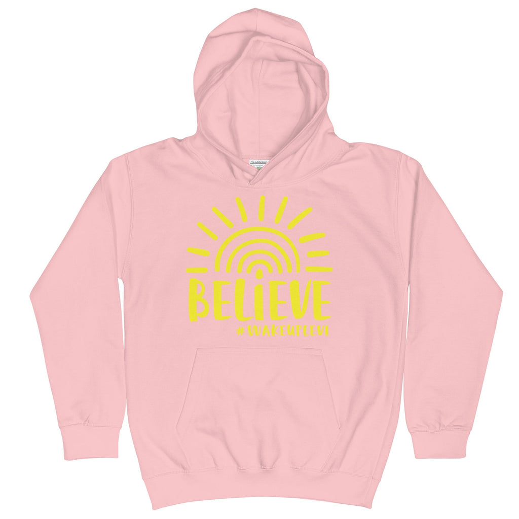 Levi Believe Pink Youth Hoodie