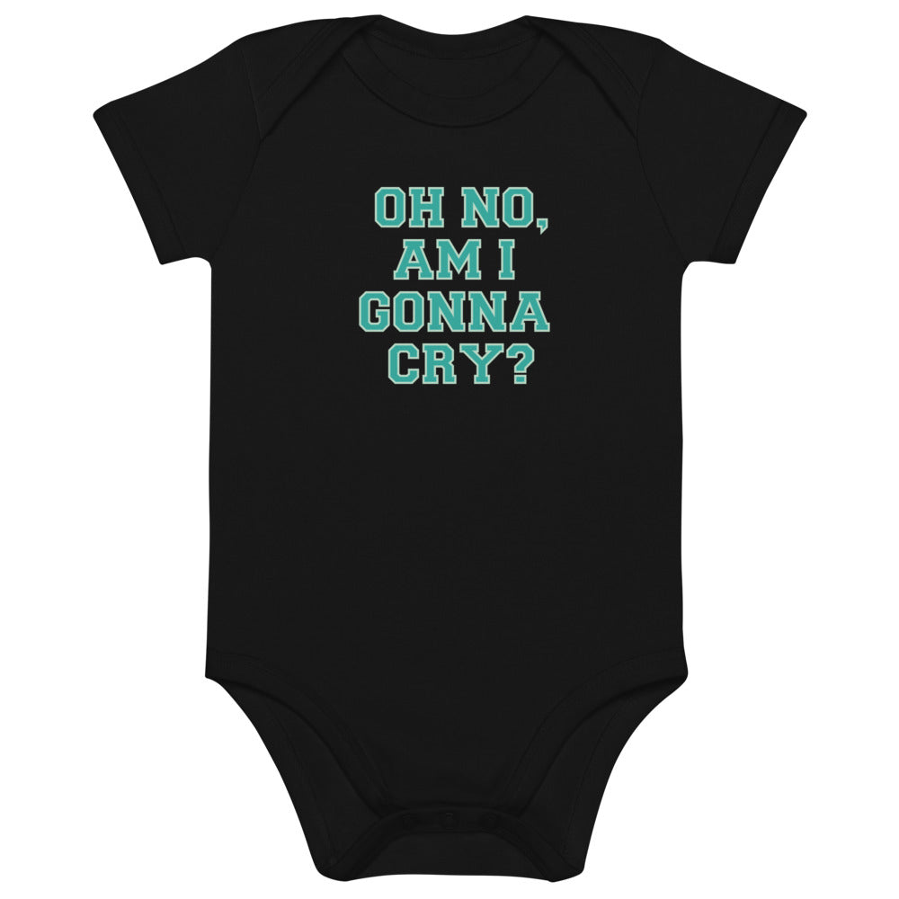 Oh No,Aqua Organic Onesie