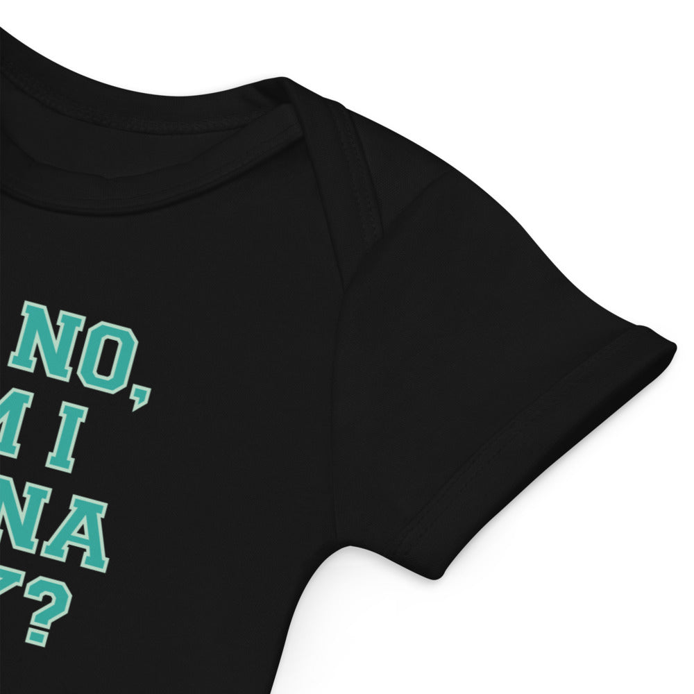 Oh No,Aqua Organic Onesie