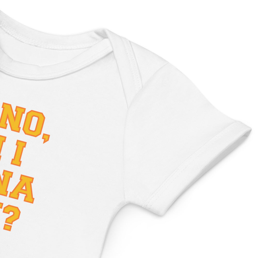 Oh No, Gold Organic Cotton Onesie (2 Colors)