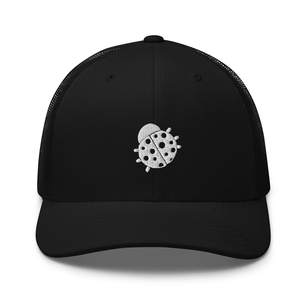 Charlie's Ladybug Trucker Hat (Black, Navy & Pink)