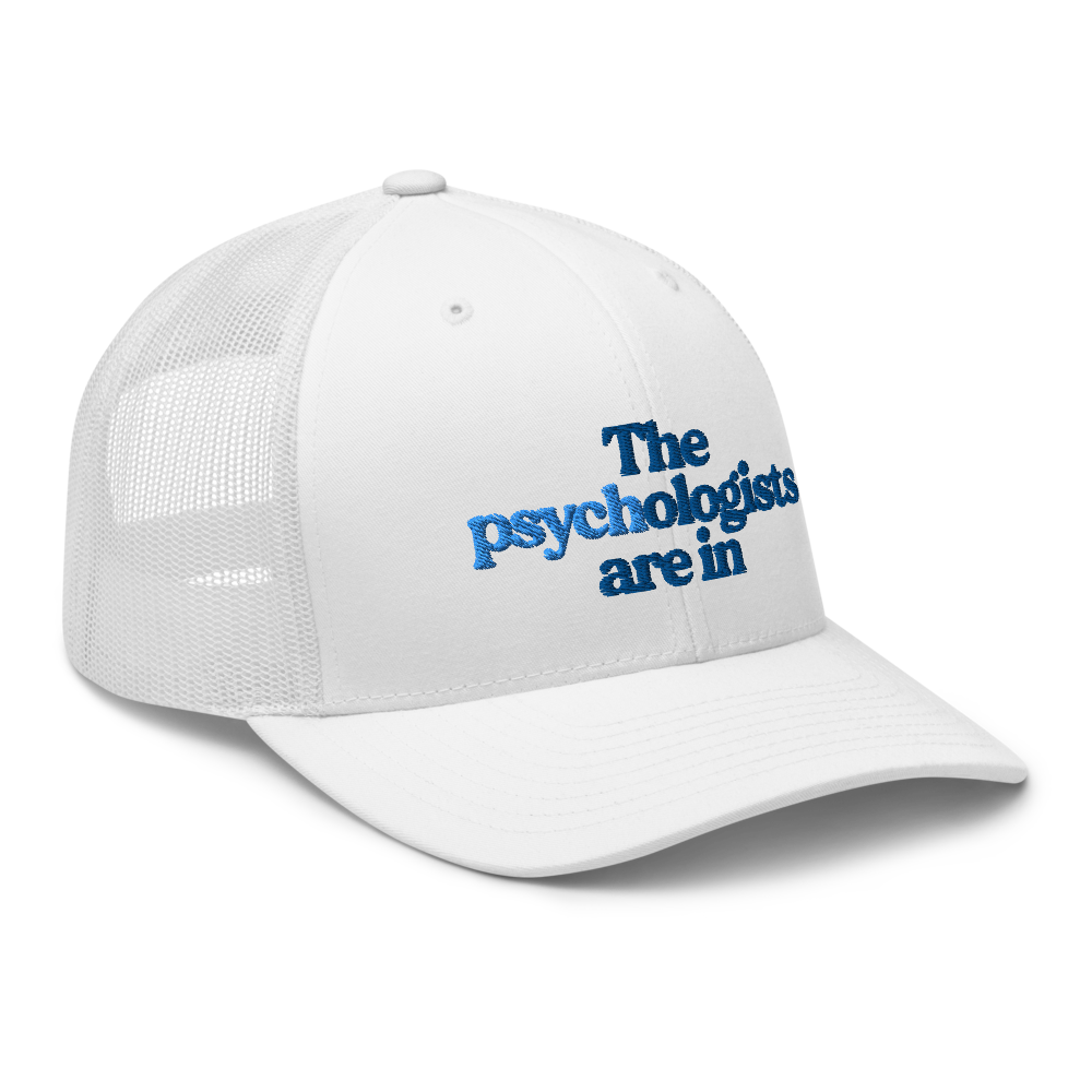 White Mesh Trucker Hat