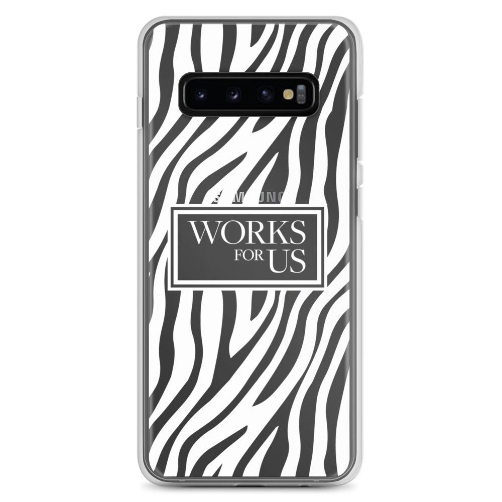 White Zebra Samsung Case
