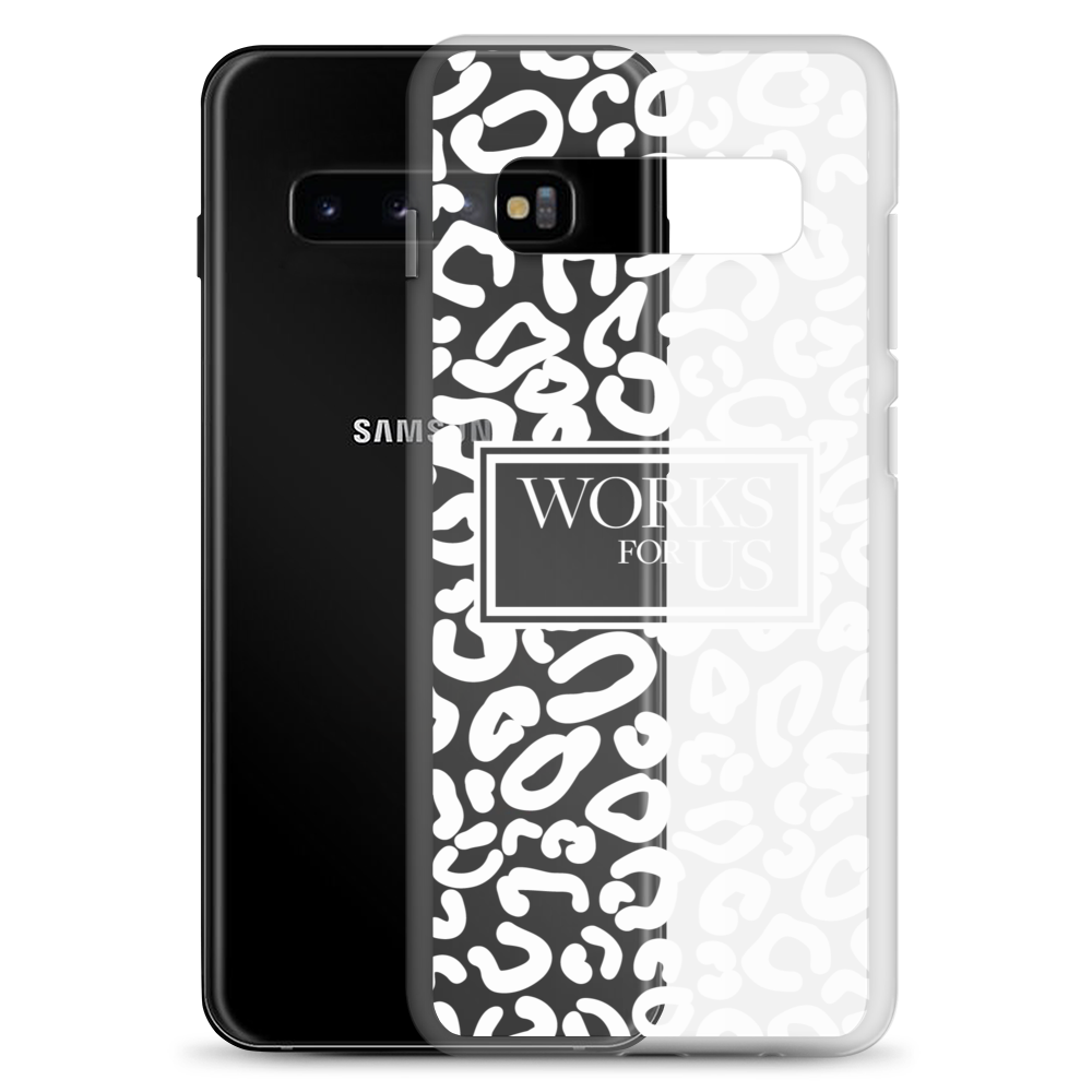 White Leopard Samsung Case