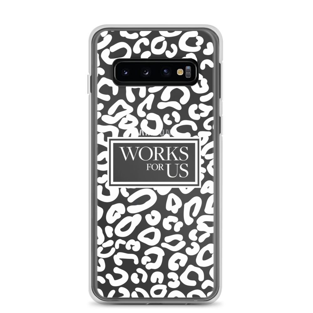 White Leopard Samsung Case