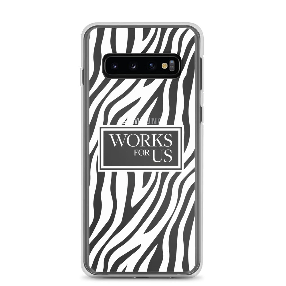 White Zebra Samsung Case