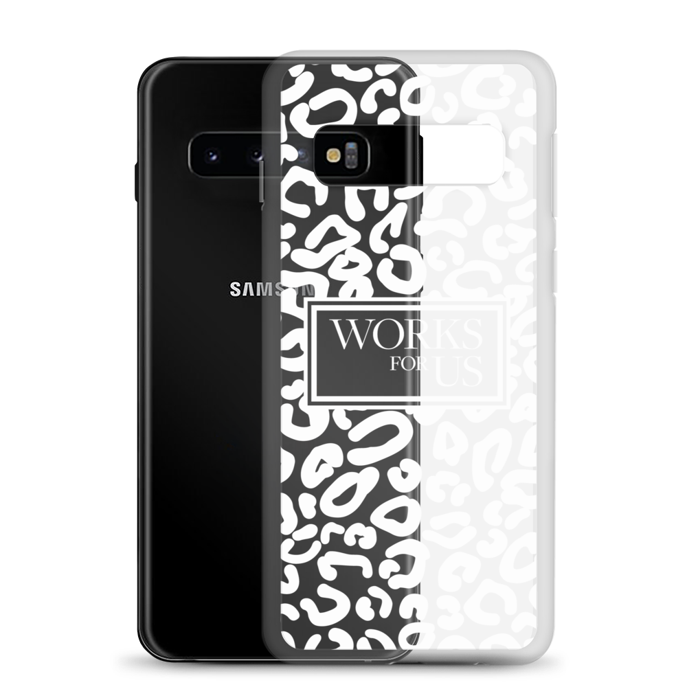 White Leopard Samsung Case