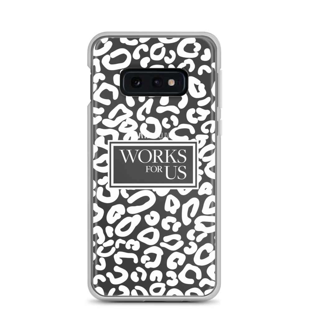 White Leopard Samsung Case