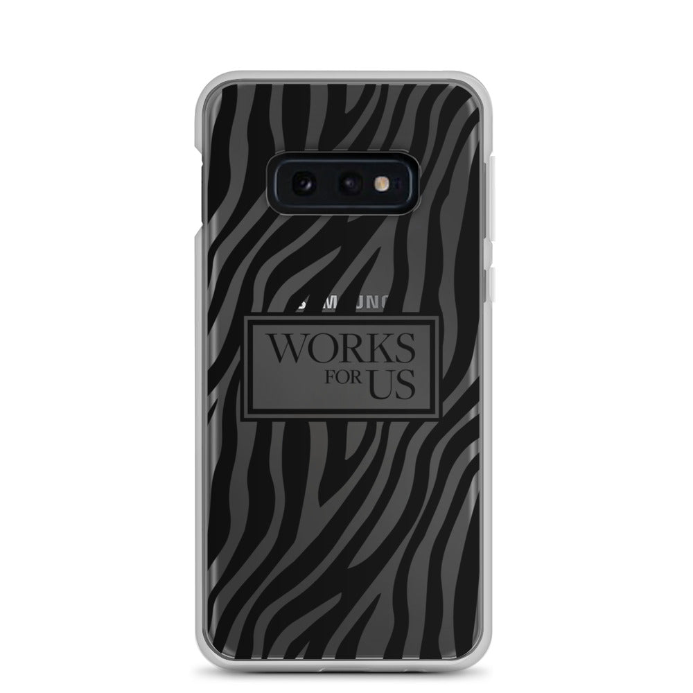 Black Zebra Samsung Case