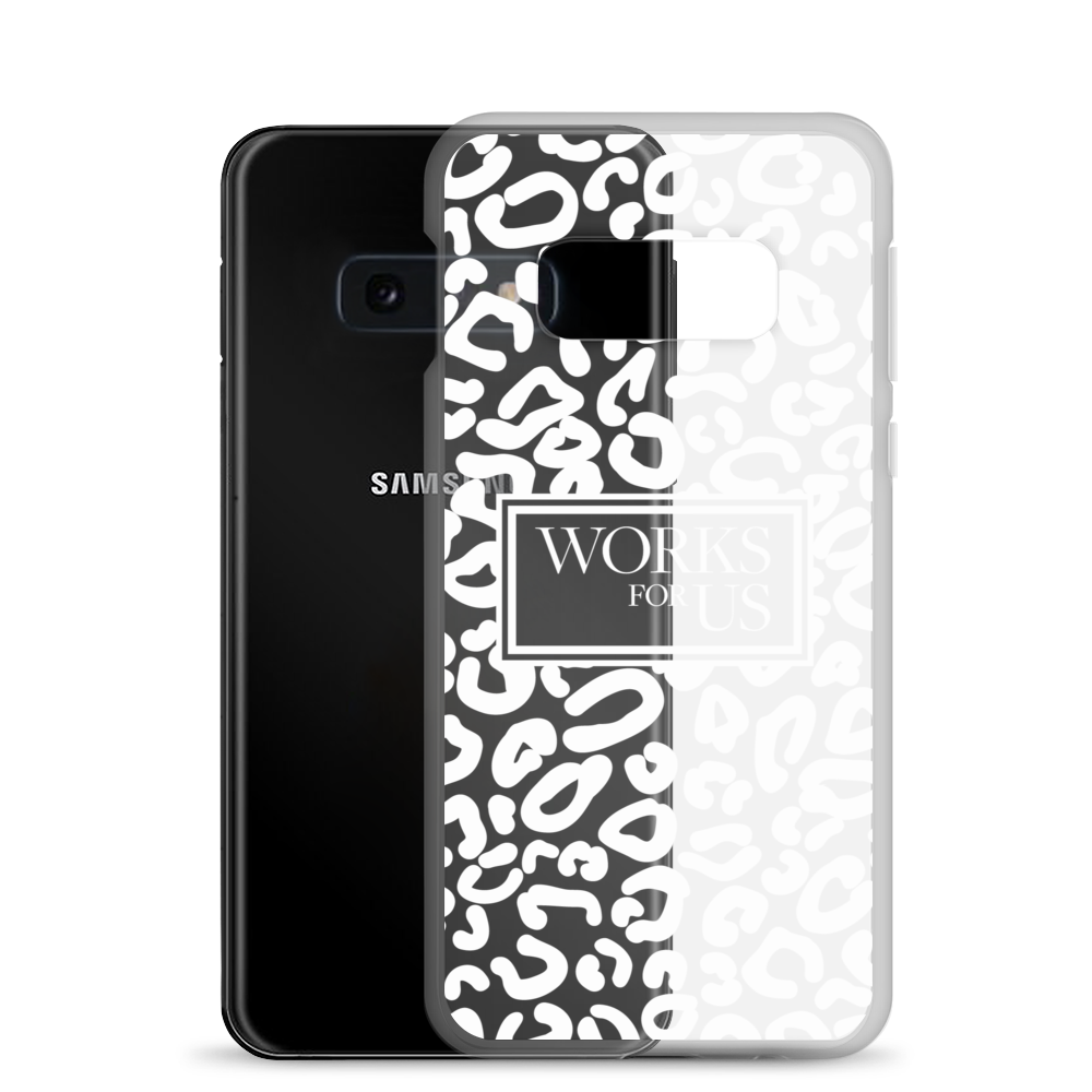 White Leopard Samsung Case