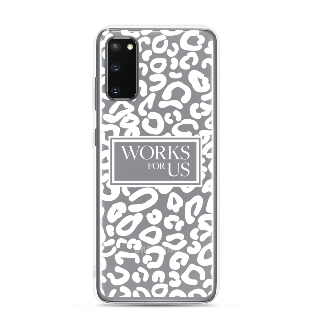 White Leopard Samsung Case