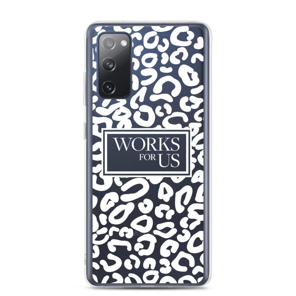 White Leopard Samsung Case