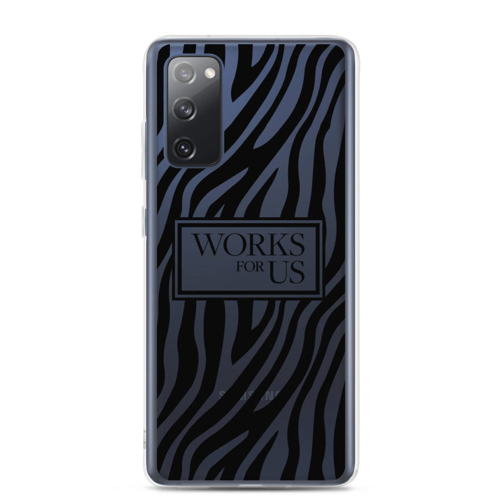 Black Zebra Samsung Case
