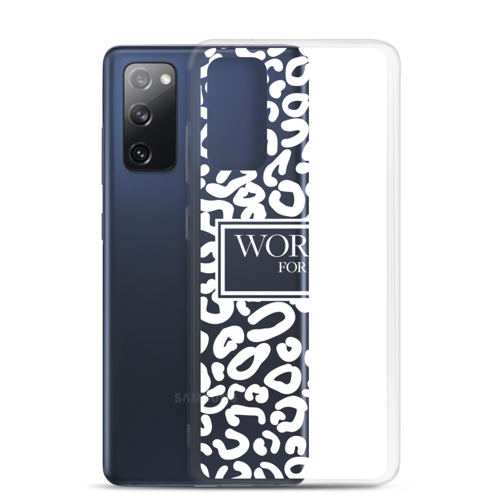 White Leopard Samsung Case