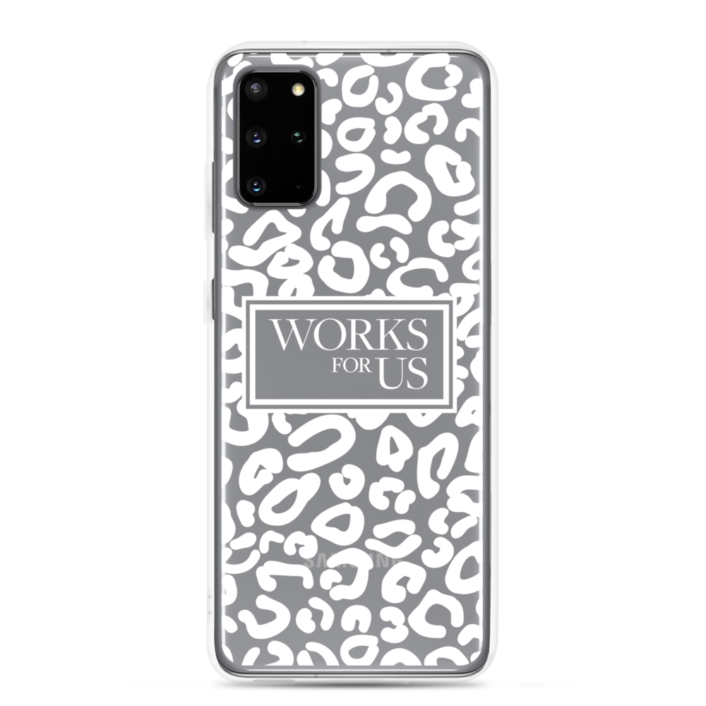 White Leopard Samsung Case