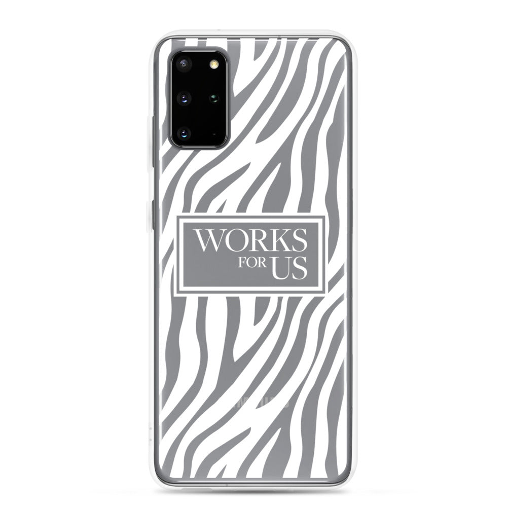 White Zebra Samsung Case