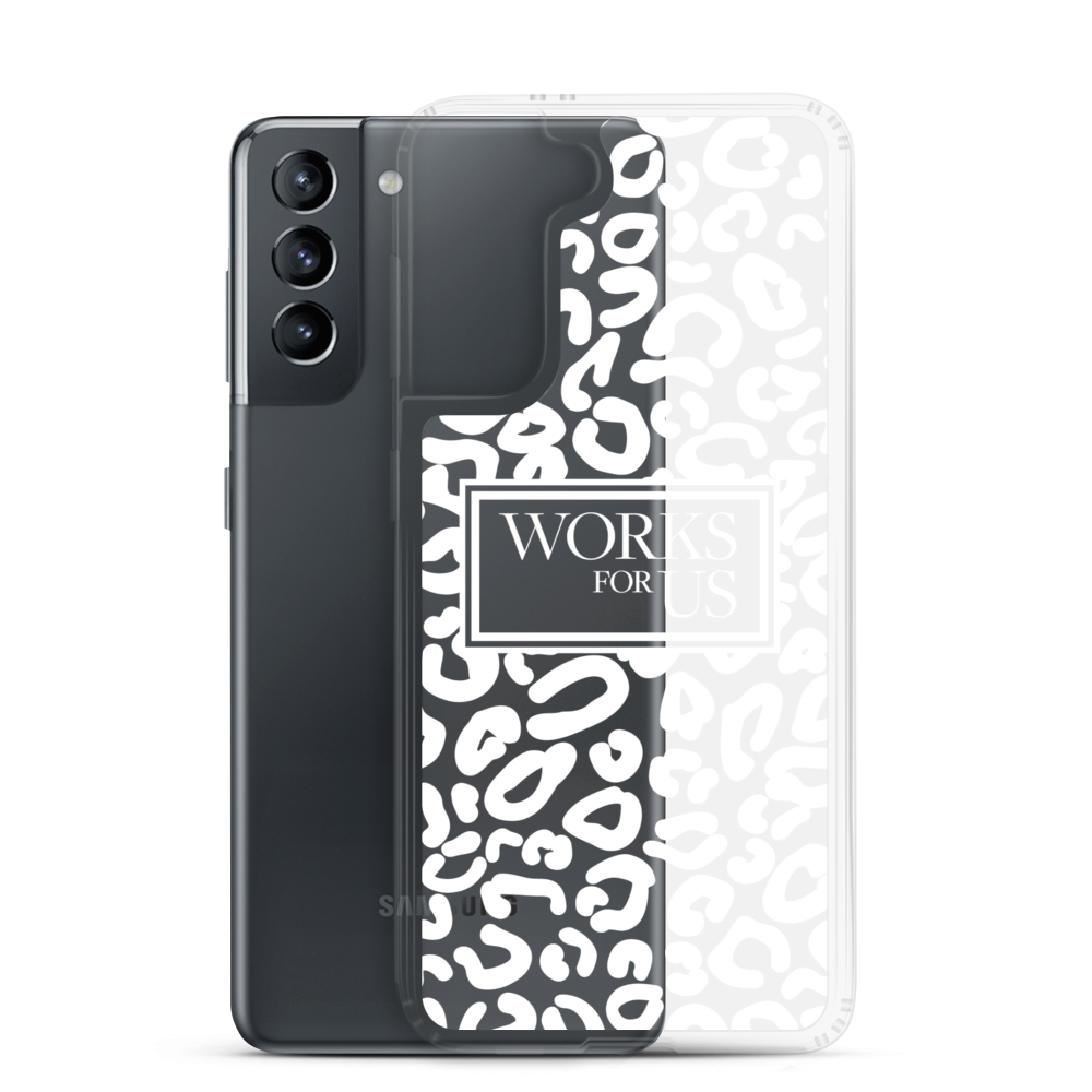 White Leopard Samsung Case