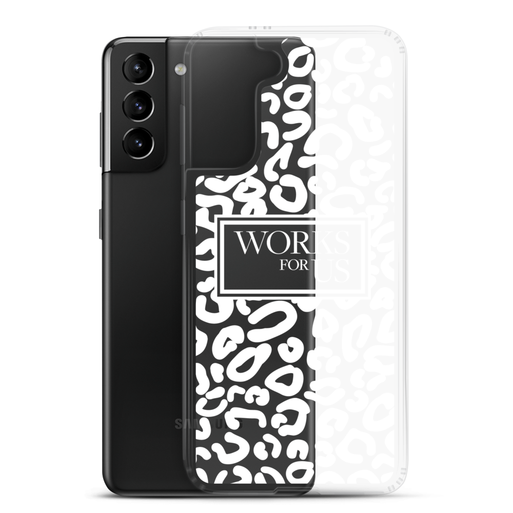 White Leopard Samsung Case