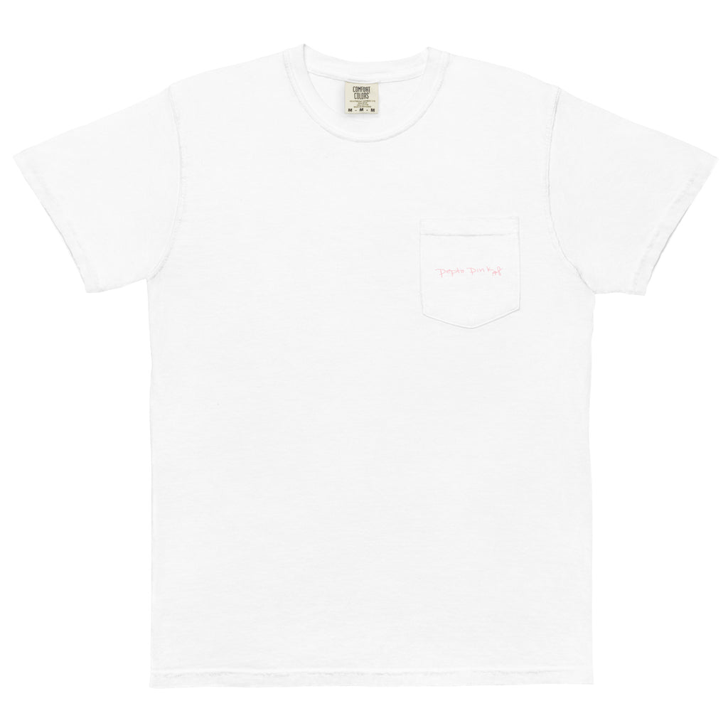 Unisex garment-dyed pocket t-shirt (2 Colors)