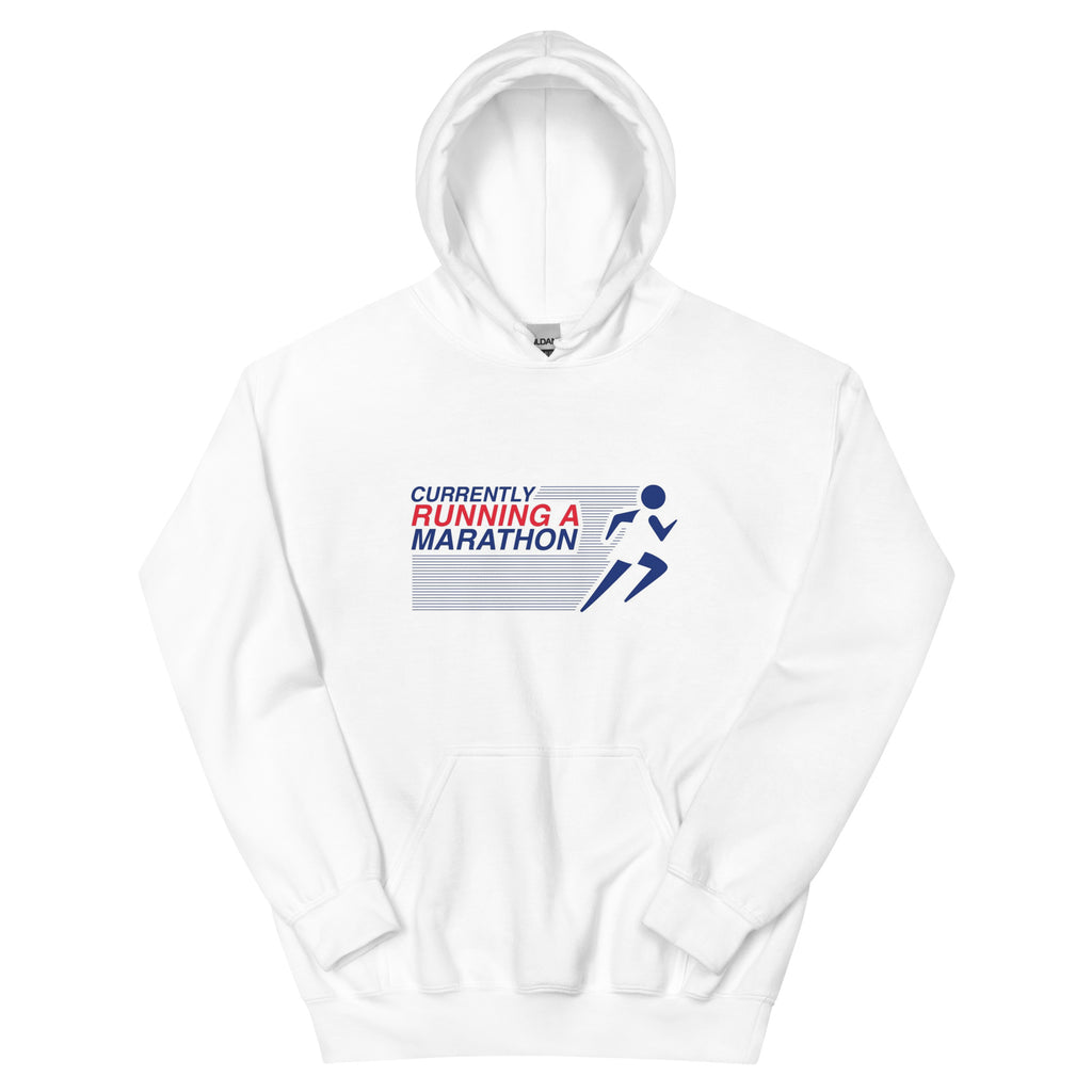 Currently Running A Marathon Unisex Hoodie