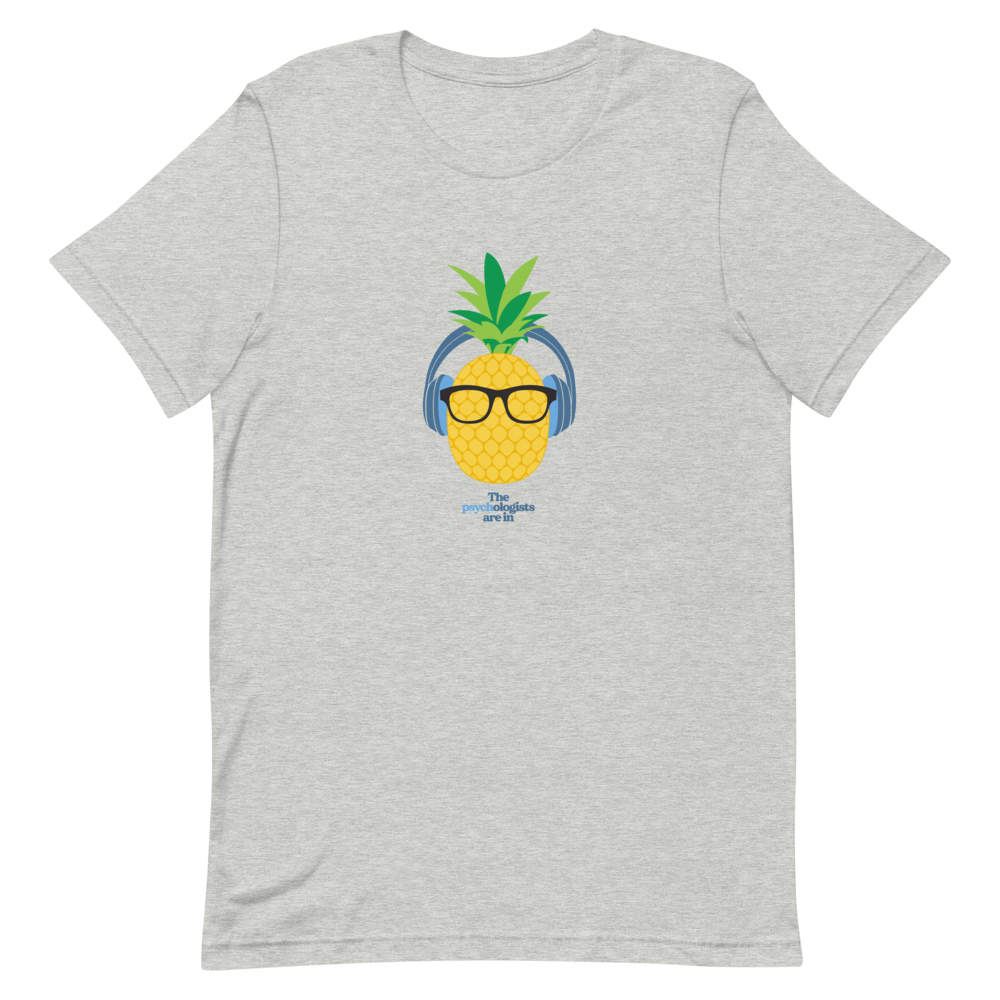 THE PODCAST PINEAPPLE BLACK T-SHIRT