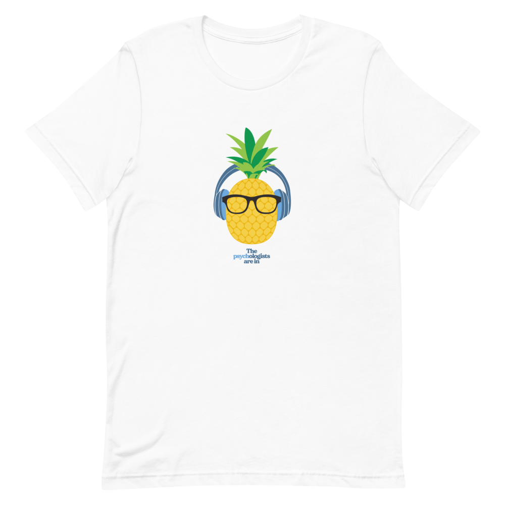 THE PODCAST PINEAPPLE BLACK T-SHIRT