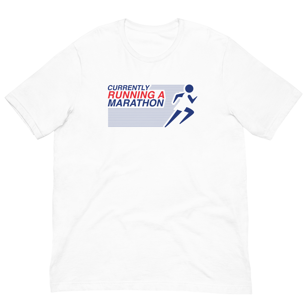 Currently Running A Marathon Unisex t-shirt