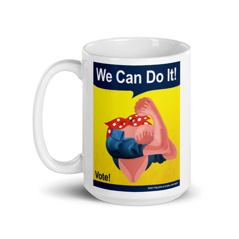 Rosie the Uterus We Can Do It! 15 oz Mug